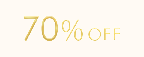 70％OFF